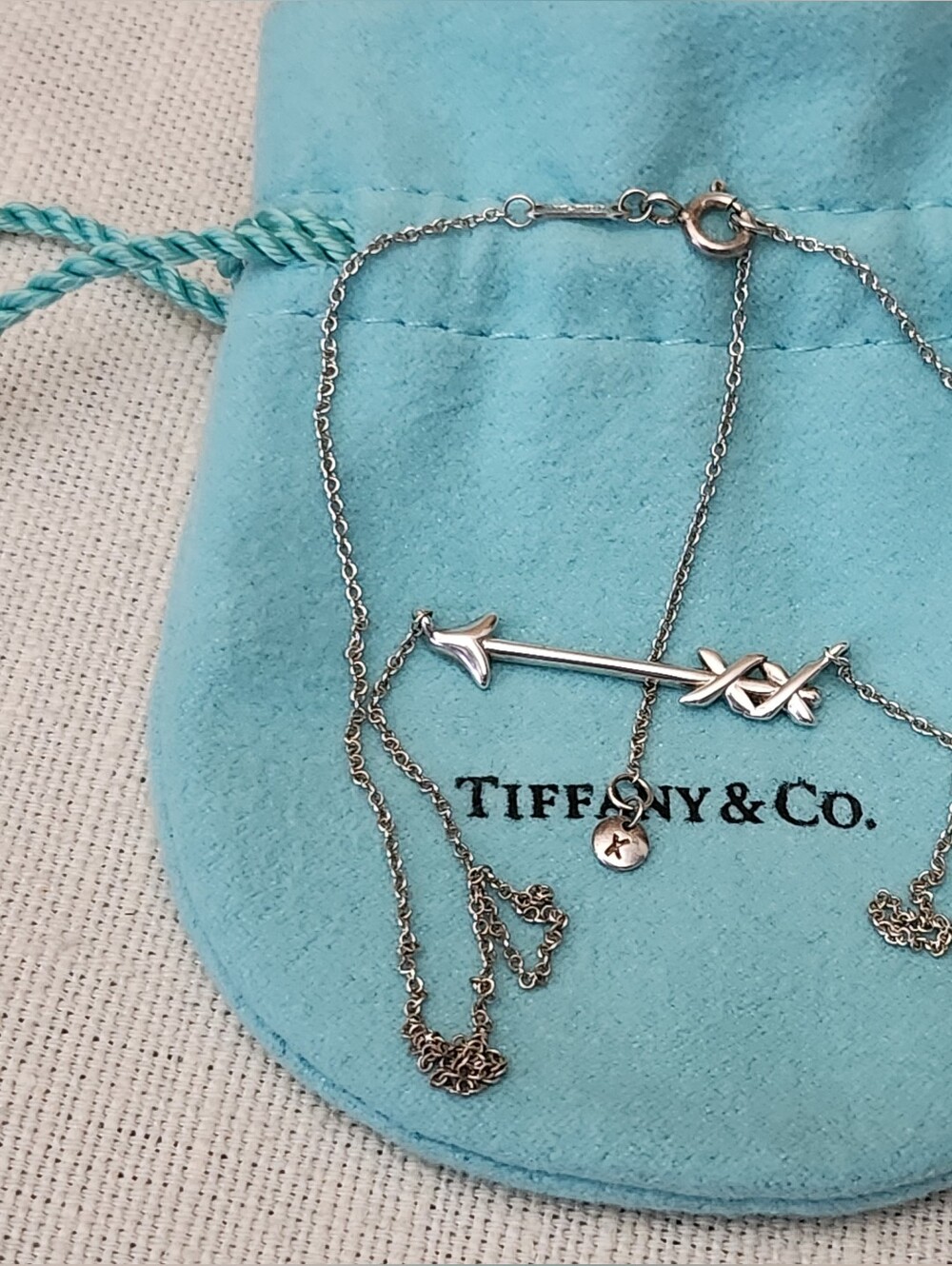 Tiffany and Co x Paloma Picasso Graffiti Arrow Necklace
